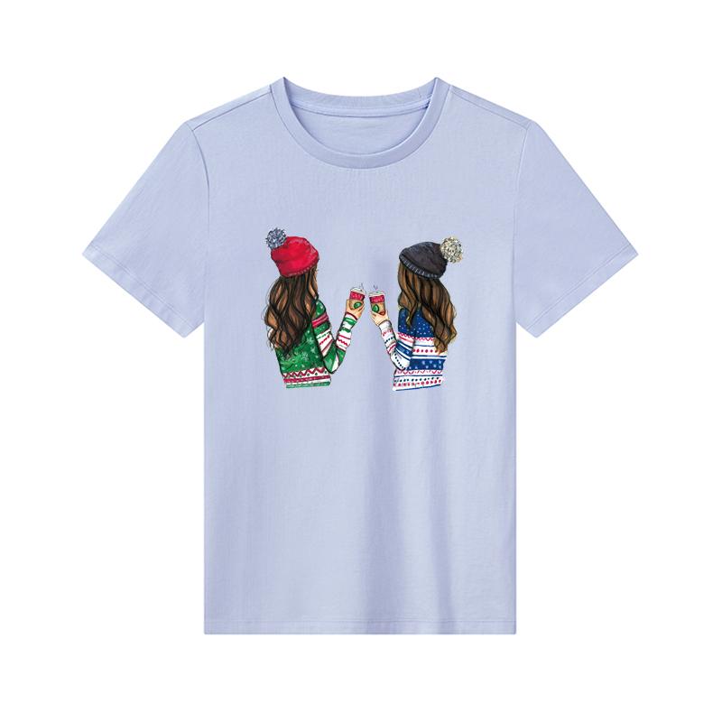 Mädchen Kaffee Waschbar Wärmeübertragungs-Aufnäher Für Kleidung Neue Aufkleber A-Niveau