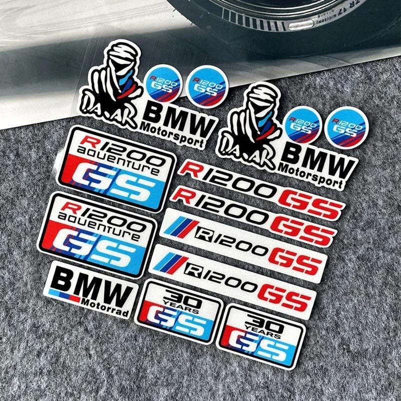 Popular New Motorcycle Stickers Suitable For BMW Modified Decals Shock Absorber Fuel Tank Side Box Tail Box Reflective Stickers
