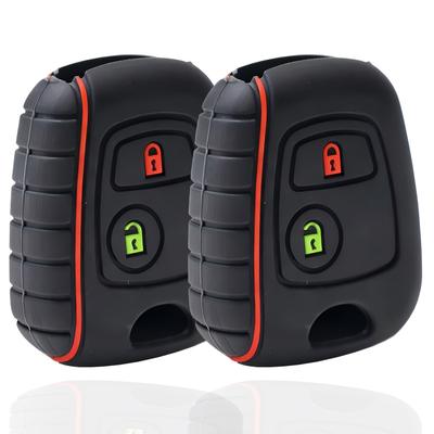 Silicone Car 2 Button Key Cover Case For Peugeot 106 107 206 207 307 Citroen C1 C2 C3 C4 Xsara Picasso Toyota Aygo Protector
