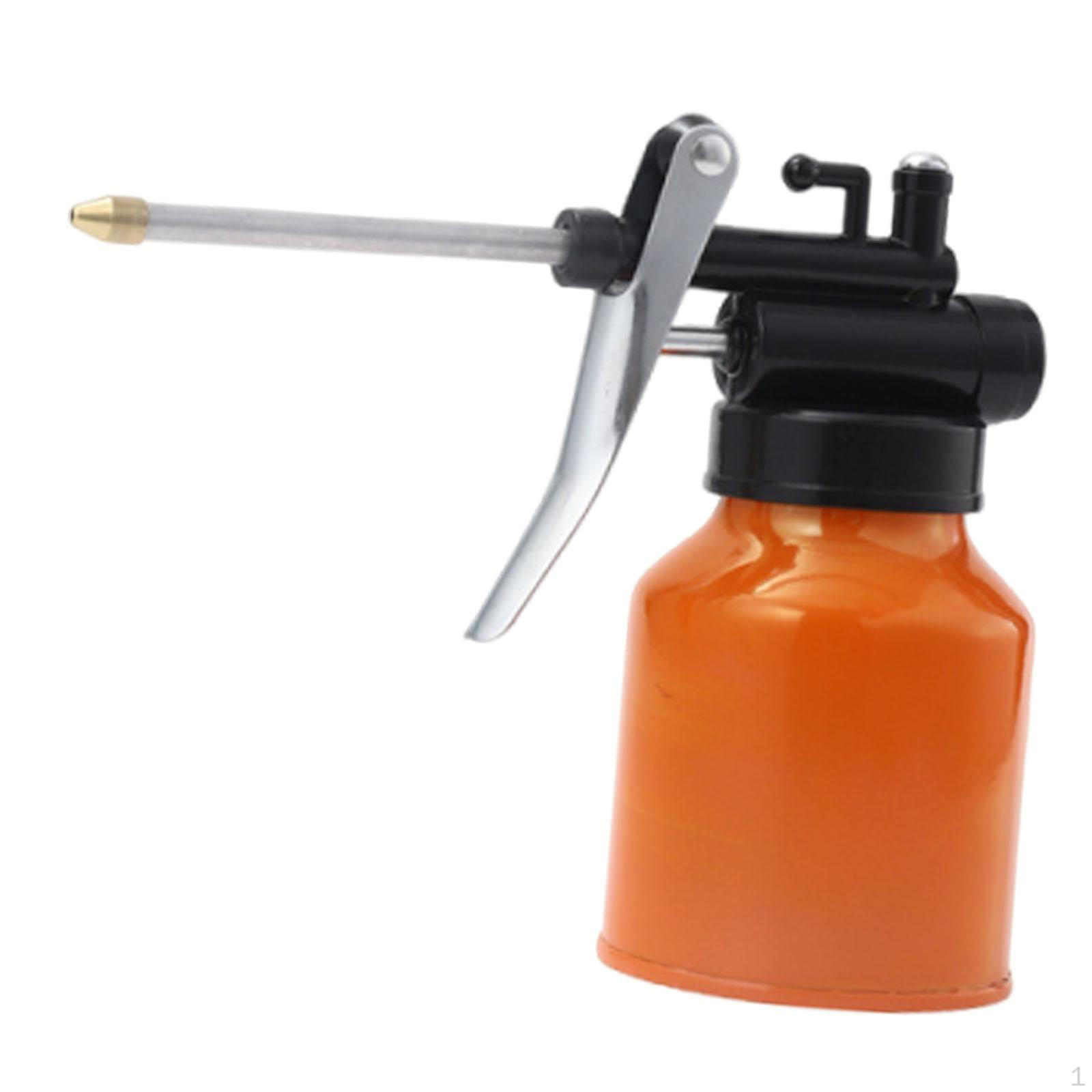

Hand Pump Oiler Can High Pressure Oil Bottle Multipurpose, Practical, with Long Nozzle Premium Easy