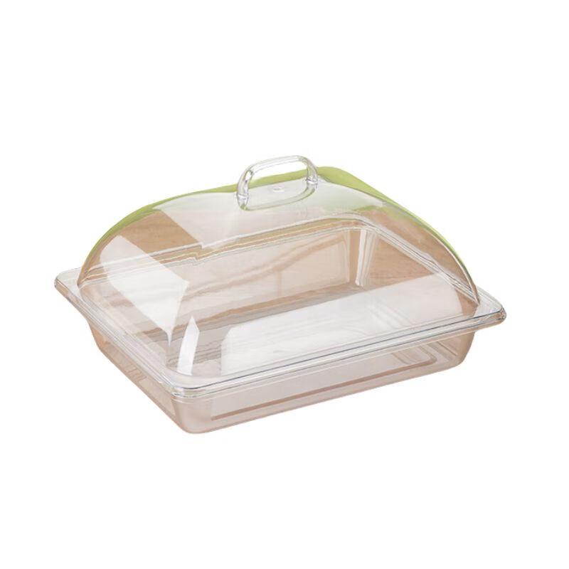 Acrylic Square Serving Tray with Lid