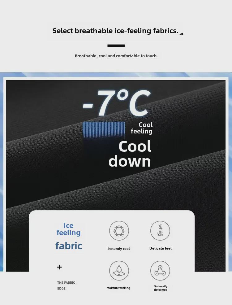Pánské letní kalhoty Ice Silk s rychleschnoucí úpravou - lehké, volný střih, sportovní a ležérní kalhoty v americkém stylu
