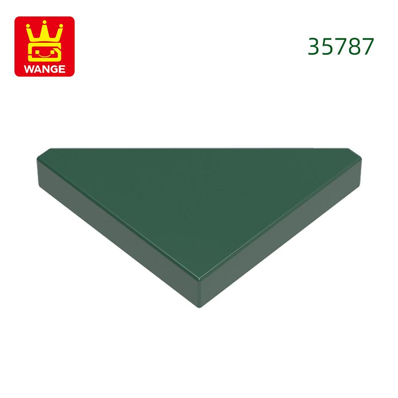 

400Pcs/lot Special Tile Modified 2x2 Aperture Free Triangular Block Moc Accessories Matches with 35787 Brick DIY Toy about400pcs