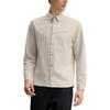 Fila Versatile Knitted Long Sleeve Polo Shirt Men Tops Mugwort-Gray F11M512401FBG