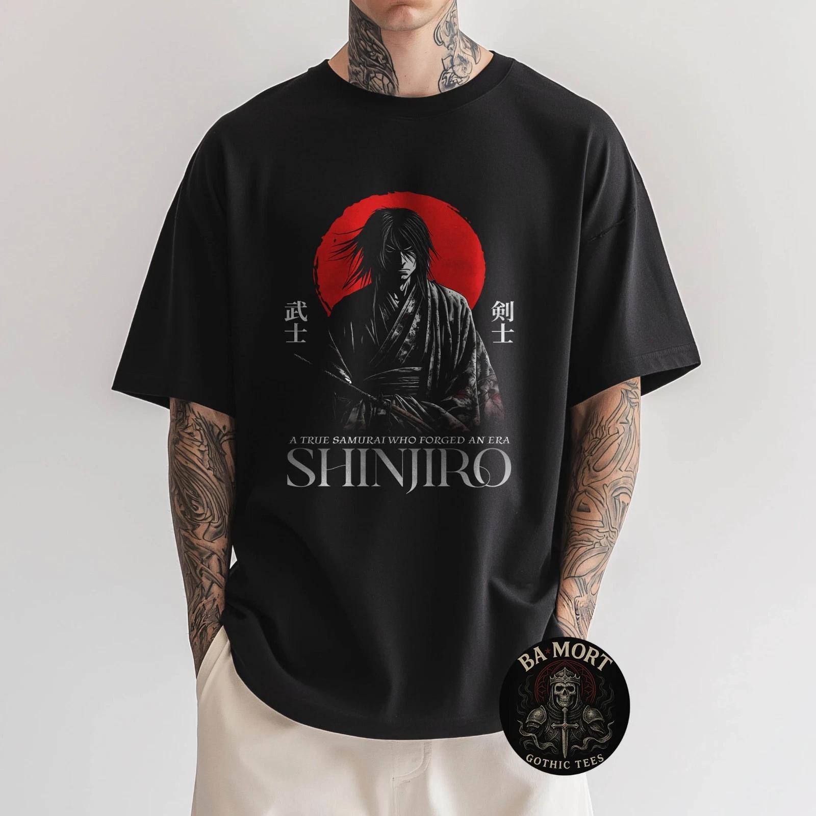 Настоящий Самурай Японский Воин Shinjiro Футболка 3XL