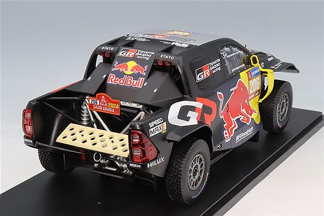 IXO Scale Toyota GR DKR Hilux T1U 2024 Dakar Rally Monleon 1/18 #206 L. Moraes/A.