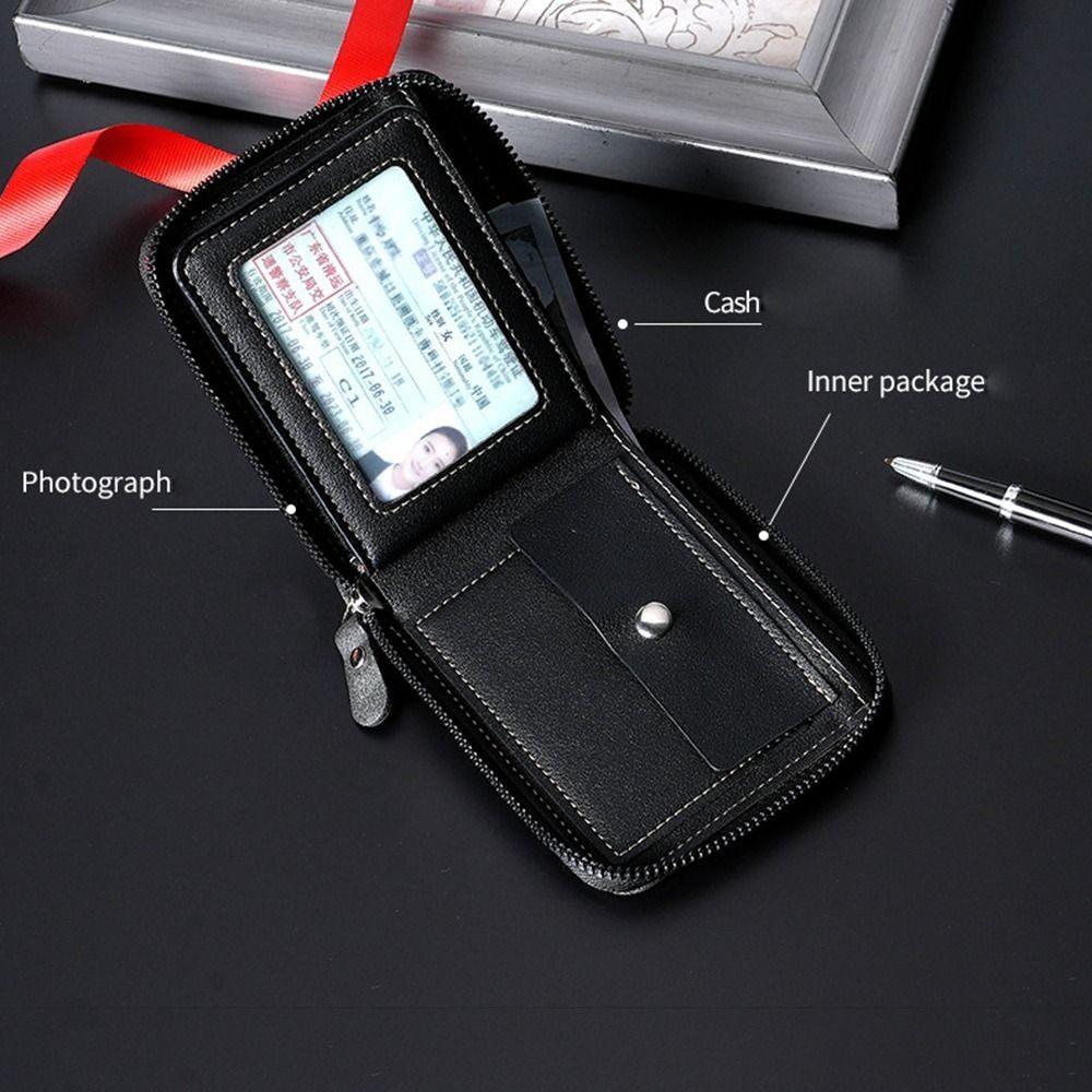 Large Capacity Men's Wallet Multi-functional Business Wallet Casual Student Purse Male