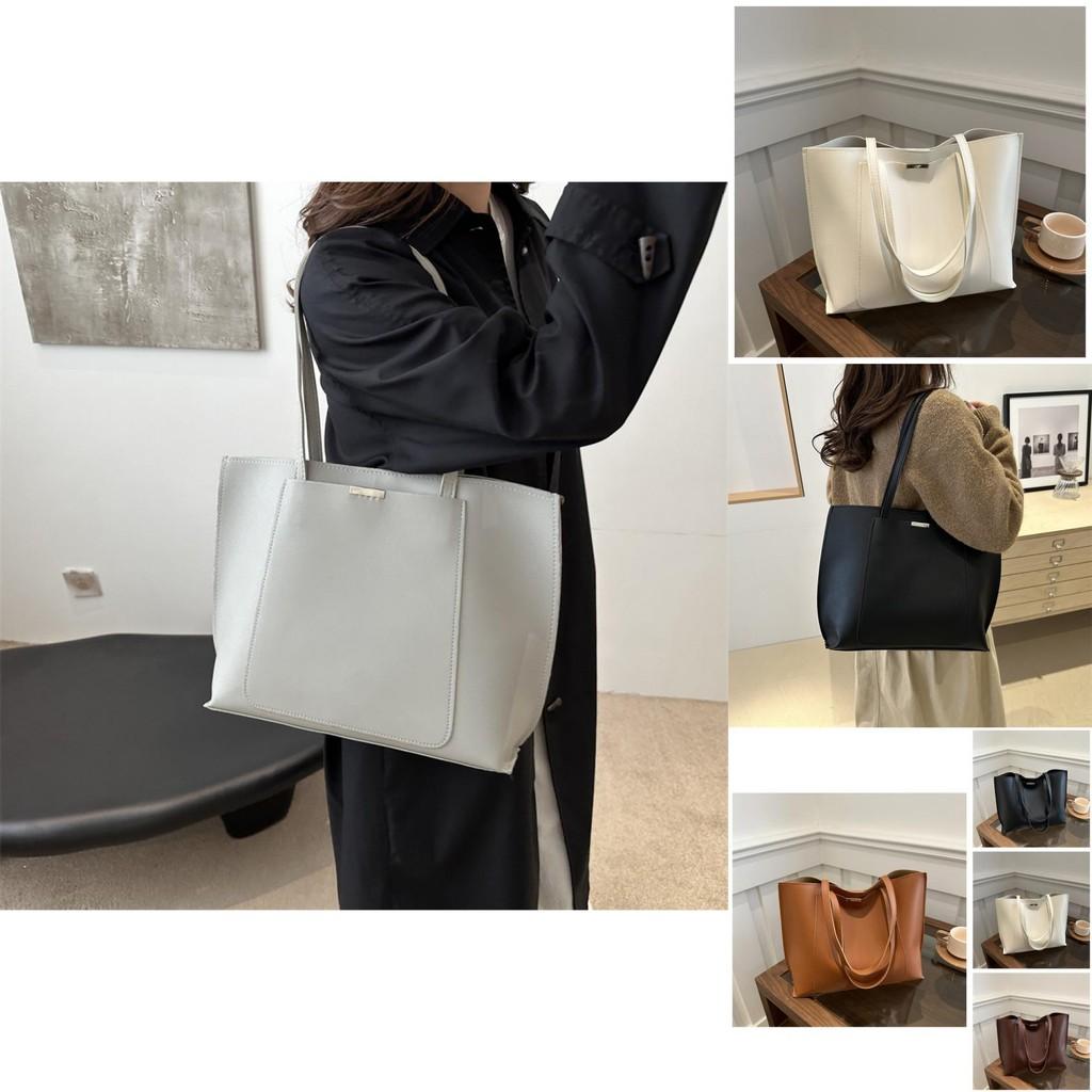 Trendy Minimalist Pu Large Tote Bag With Magnetic Closure Ideal For Everyday Use