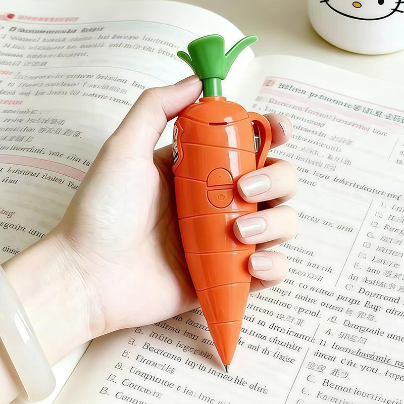 Cartoon Anime Carrot Voice Pen - Real Sound Recorder Function, Write And Record Cute Toy Gift For Student