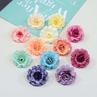 Autumn Azalea Small Tea Rose and Peony Flower Heads for Wedding Corsage or European Style Decor