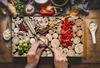 Glass Board Cutting Board 52X30 Wood