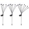 Solar Eyeball Lights Halloween Outdoor Stake Lights Colorful Glowing Ghost Eye Design Waterproof Decorative