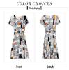 Exquisite High-End Autumn Short-Sleeve Dress for Women