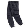 Men's Solid Color Safari Style Casual Pants Fashion Multi-Pockets Zipper Fly Full Length Trouses Men Breathable Jogging Pants