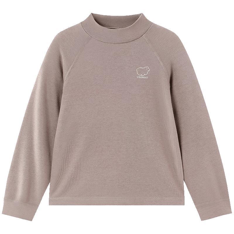YEEHOO Kids' Warm Lamb Wool Base Layer Top
