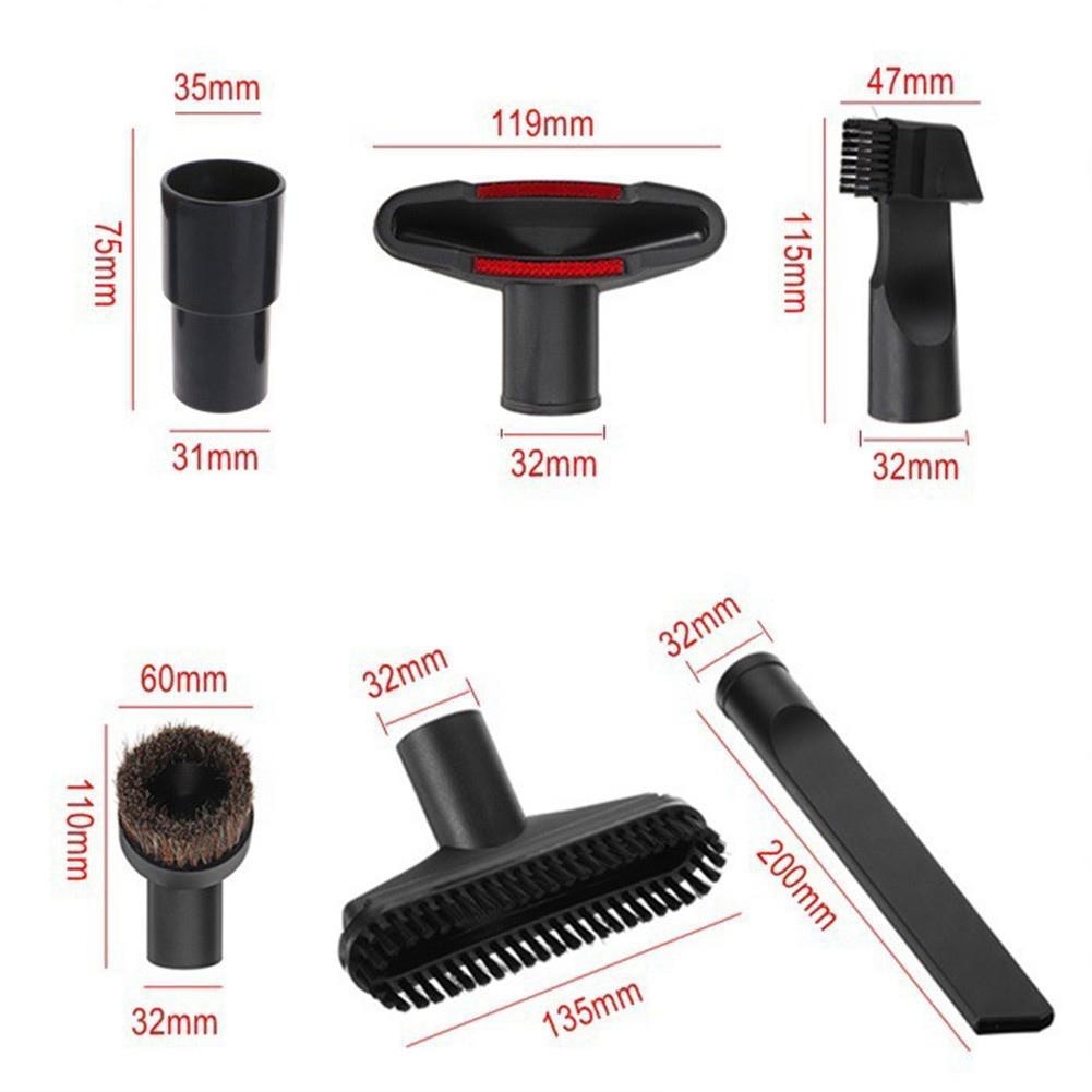 Brush Nozzle Adapter Black Brush Nozzle Cleaning Tool
