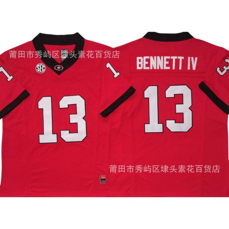 NCAA College Football Jersey Bulldogs Georgia Bulldogs Embroidery Spot Custom