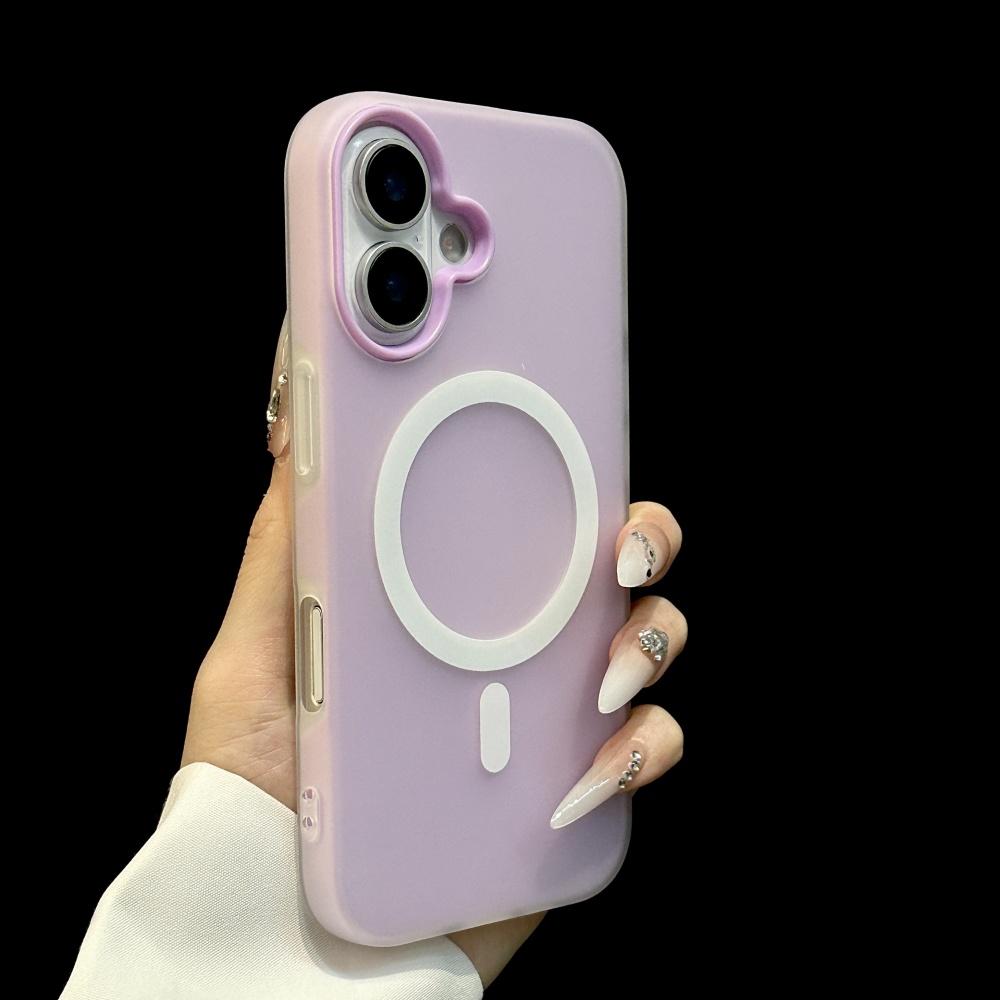 Luxury Candy for Magsafe Case for iPhone 17 Air 16 15 14 13 12 Pro Max 11 16Plus 16E SE4 17ProMax Magnetic Clear 2 IN 1 Cover