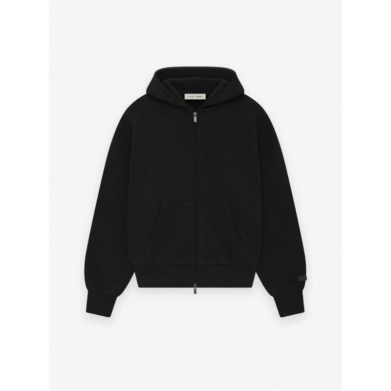 Essentials FOG SS25 ON Zip Hoodie Mens Slim Fit Casual Sweatshirt