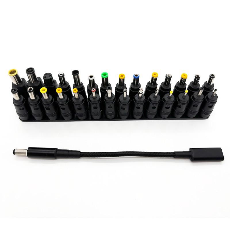 100W PD Fast Charging Cable USB-C to DC 5.5mm Adapter for Universal Laptops