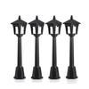 4pcs Post Lights Street Lamp Miniature DIY Dollhouse Dollhouse Street Light  New Year Decoration