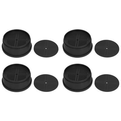Pads de Protection pour Pied de Table Antidérapants Capuchons Rondes pour Pieds de Meubles pour Roue de Réfrigérateur Lit Chaise Table Basse