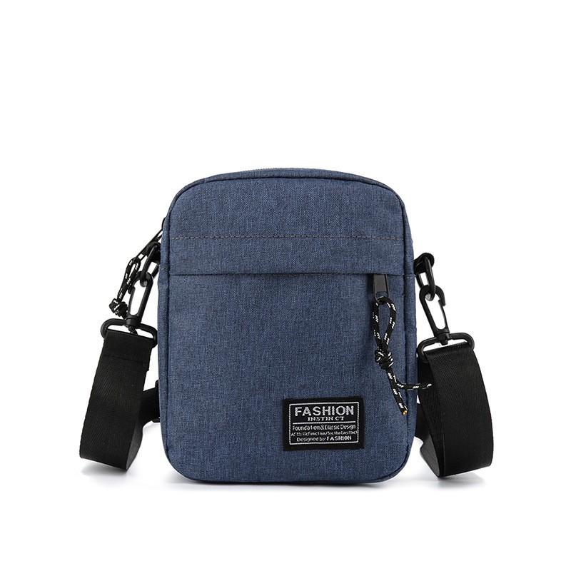 Fashion  Shoulder Bag Sports Trend Messenger Bag Solid Color Mobile Phone Bag Coin Purse