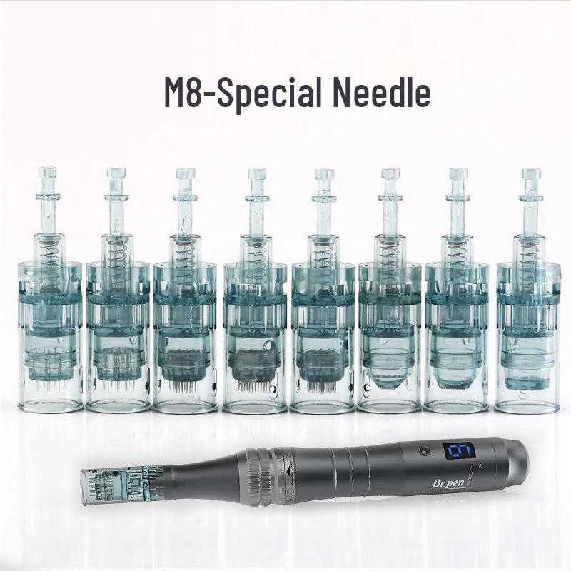 

Аппарат для микронидлинга Dr.pen M8: 11-контактные и 16-контактные байонетные наноиглы 24-Pin