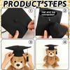 with 2026 Tassel Dog and Cats Graduation Hats Mini Graduation Cap  Holiday Costume Accessories