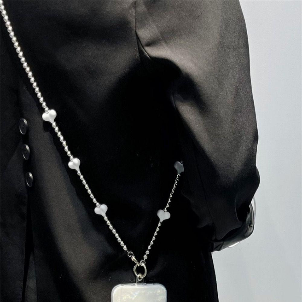 Long Mobile Phone Chain Sweet Beads Phone Strap Lovely Long Crossbody Phone Chain  Girls