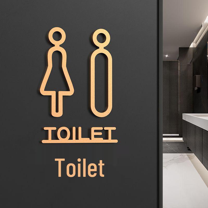 Niestandardowe znaki toaletowe: Kreatywne naklejki na toaletę do biura i hotelu dla mężczyzn/kobiet
