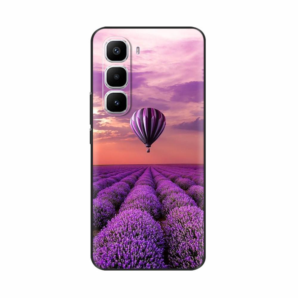 For Infinix Hot 60 Pro Plus Case Popular Love Heart Flower Soft TPU Silicone Back Cover For Infinix Hot 60i Hot60 Pro Phone Case