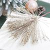 Glitter Finish Christmas Branch Plastic Material Christmas Branch Decoration  Holiday
