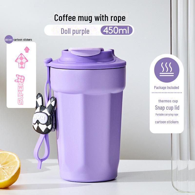 High-Value 316 Stainless Steel Travel Thermos Cup - Portable, Customizable Gift for Car and Travel Use.