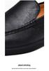 Men's Plus Size Summer Cowhide Casual Loafers - Slip-On Leather Driving Shoes