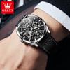 OLEVS Men's Mechanical Watch Tourbillon Hollow Dial Waterproof Watch
