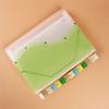 A4 Multi-layer Folder Organ Bag Plastic 13 Grid Transparent Rope Buckle Folder