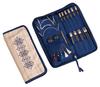 Lantern Moon Heirloom 5-inch (13cm) 10-Size Interchangeable Circular Needle Set, Lantern Moon Heirloom, 350301, High-Quality Knitting Needle Set