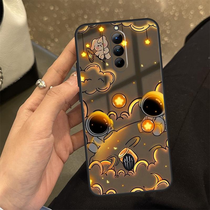 Cute galaxy Astronaut Case For ZTE Nubia Red Magic 10 Air 6S 7S 7 Pro RedMagic 11 8 9 10 8S 9S 10S Pro Plus Cover