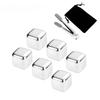 304 Stainless Steel Ice Cubes Reusable 6 Chilling Stones Clip Quick-Frozen Beer Cooler Champanera Whiskey Rock Party Bar Tool