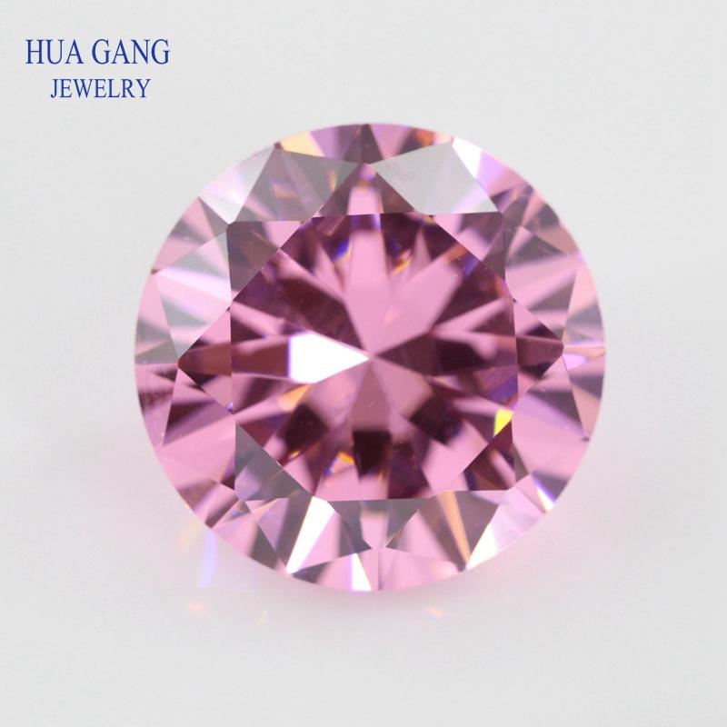 5A Zirkonia Stein Mehrfarbig Runde Form Brillantschliff Lose CZ Steine Synthetische Edelsteine Perlen Für Schmuck 1,0~20mm AAAAA