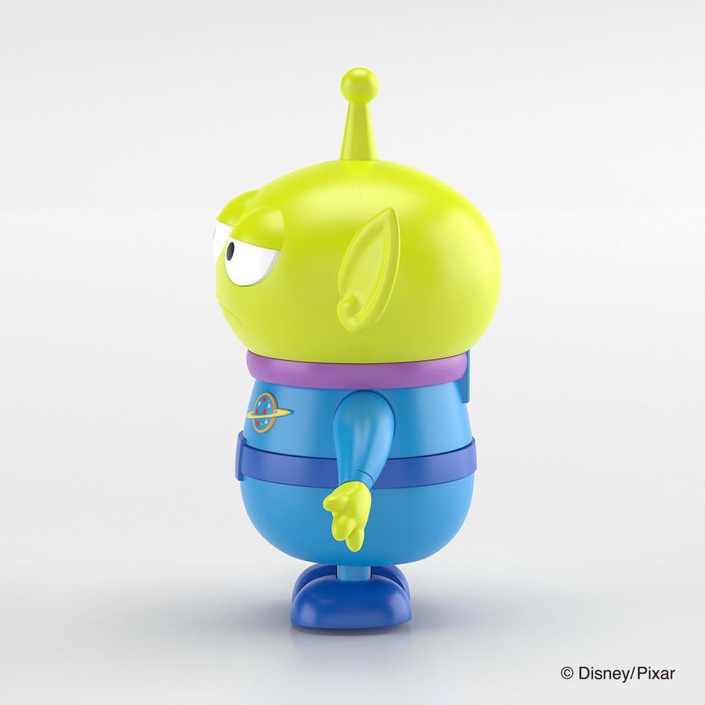 Aoshima Bunka Kyozai Rakupla Tocotoko No. DP-06 Toy Story Alien Open Car Pre-Colored Plastic Model