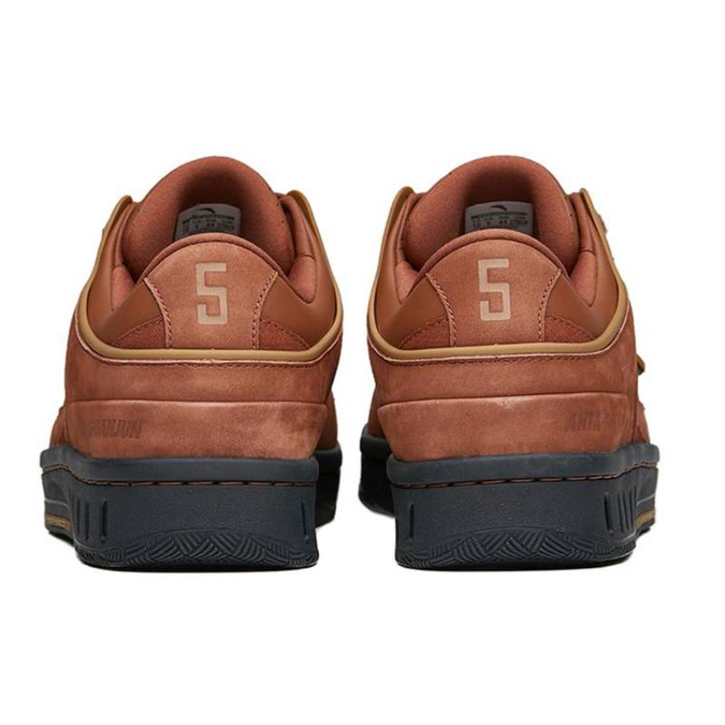 Anta Low-Top Skateboard Shoes Men's Brown Sneakers 112238015A-2