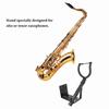 Saxophone Stand Sturdy Metal Wall Mounted Saxophone Holder Display Rack for Alto Tenor Saxophone