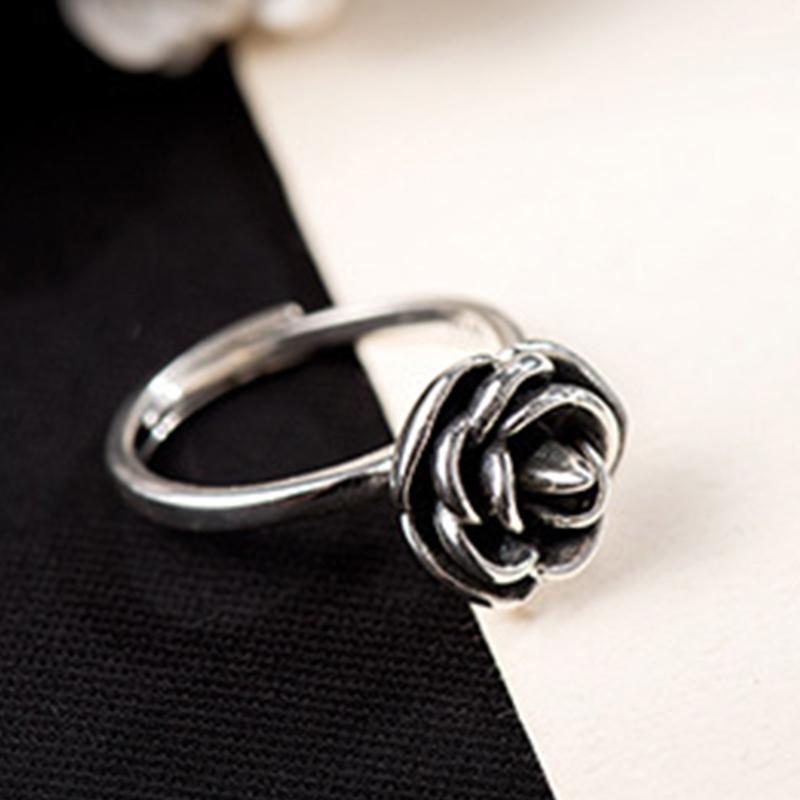 Self for Protection Ring Functional Hidden Cool Finger Ring Hip Hop Finger Rings for Men Women Dainty Rose Ring For Wome