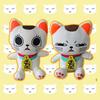 Anime DAN DA DAN Turbo Granny Plush Toys Cute White Cat Plushie Stuffed Doll Animals Doll Kids Birthday Gifts