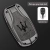 Maserati Key Case for Levante/Ghibli: Premium Leather Shell for Men & Women