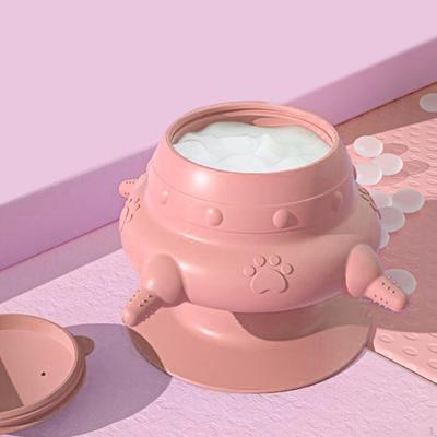 Pet Milk Feeding Puppy Feeder Bowl 4 Nozzles Nursing Station for Rabbit