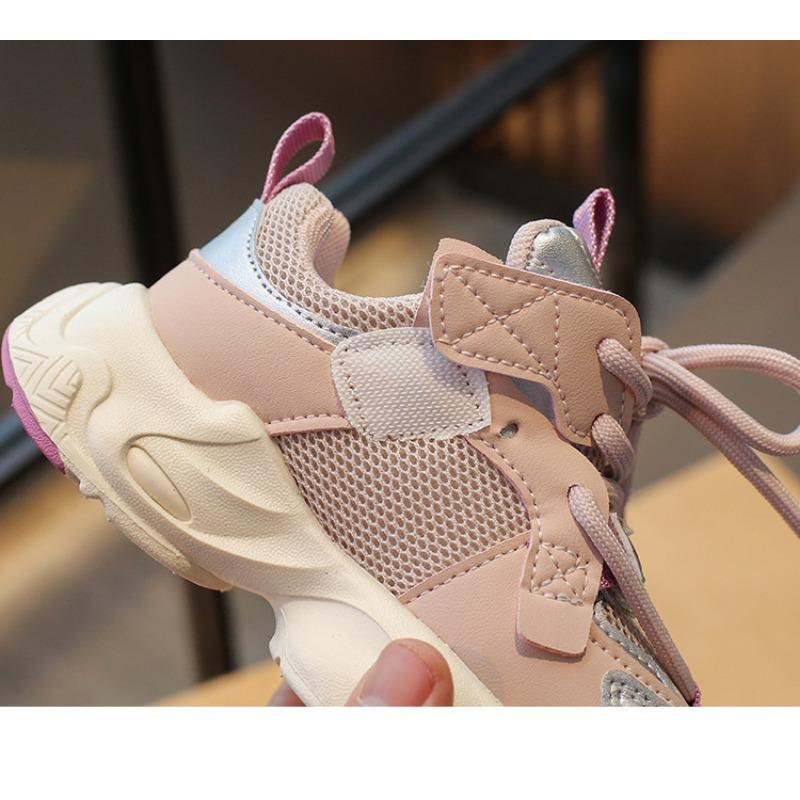 Frühlings-Mesh-Freizeit-Laufschuhe für Mädchen