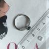 Серебряное кольцо с натуральным сапфиром 1.481ct, вес изделия 2,1 гр (2214038)